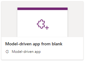  Model-driven App 