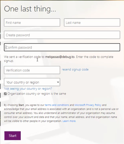 your powerapps information