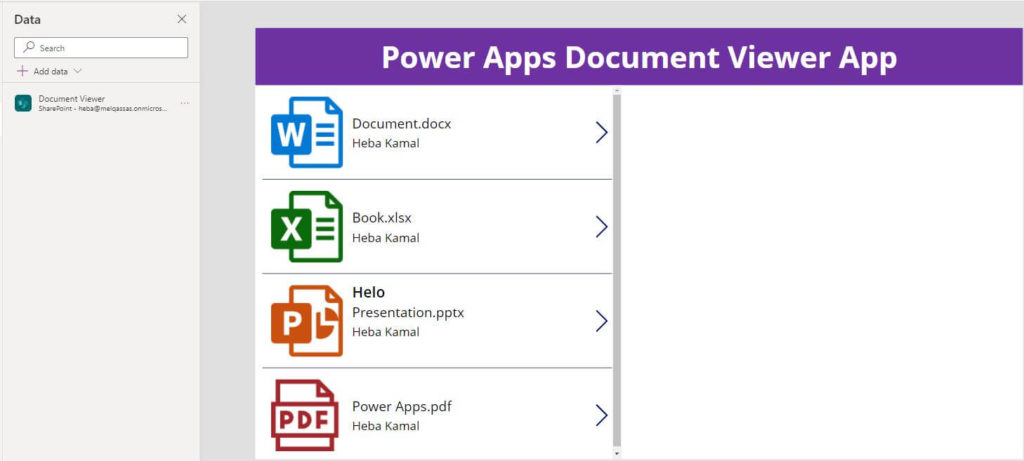 powerapps document viewer