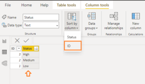 Power BI Custom Sort Order In Bar Chart