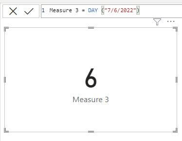 get the day of the month in Power BI