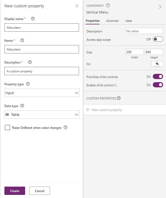 powerapps component