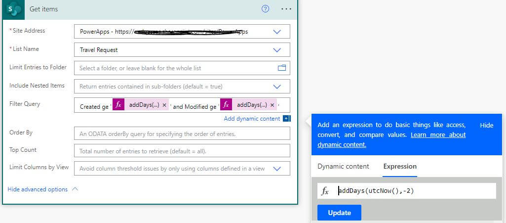 Add Date Power Automate Expression