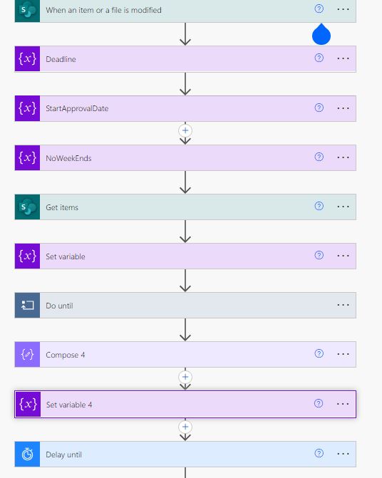 Power Automate add working days to date