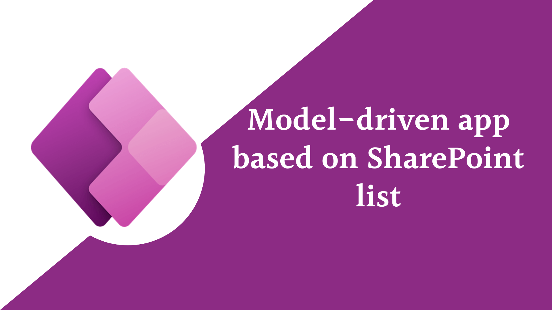 You are currently viewing Model driven app with SharePoint data source