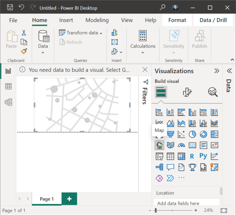 Power BI Map And Filled Map Aren't Enabled For Your Org Microsoft