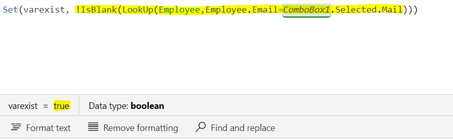 PowerApps check if a record exists