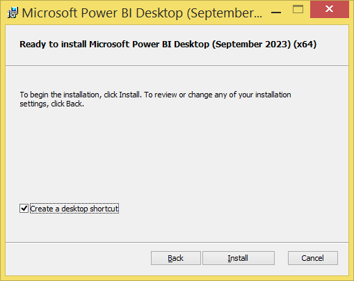 Install the latest version of Power BI Desktop optimized for Power BI Report 05