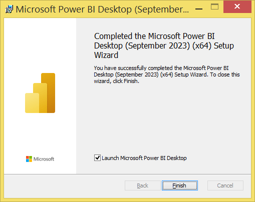 Install the latest version of Power BI Desktop optimized for Power BI Report 07